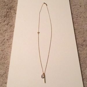 J. Crew Factory Long Chain Charm Necklace